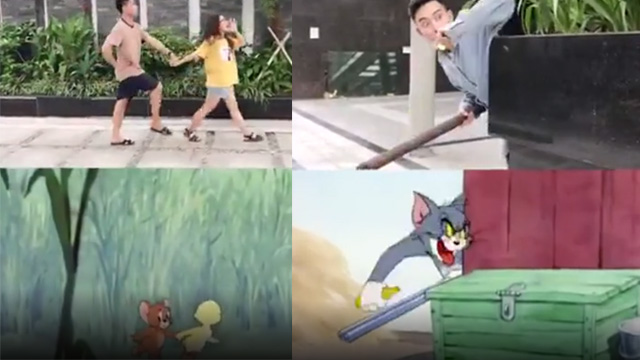 Tom and Jerry phiên bản đời thực
