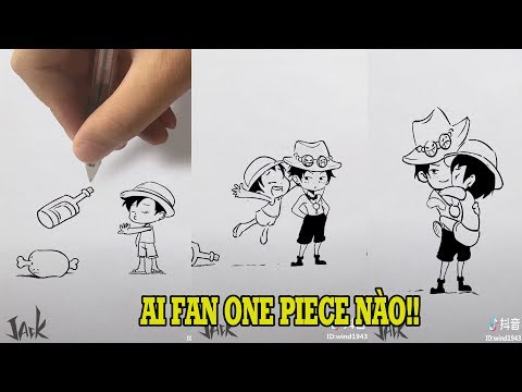 TIKTOK China -Thánh Vẽ Truyện Trên TikTOK Là Fan One Piece