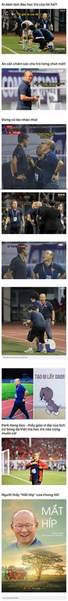 Chùm ảnh về Park Hang seo, người thầy vĩ đại của bóng đá Việt: Đừng có đụng vào học trò của tôi!